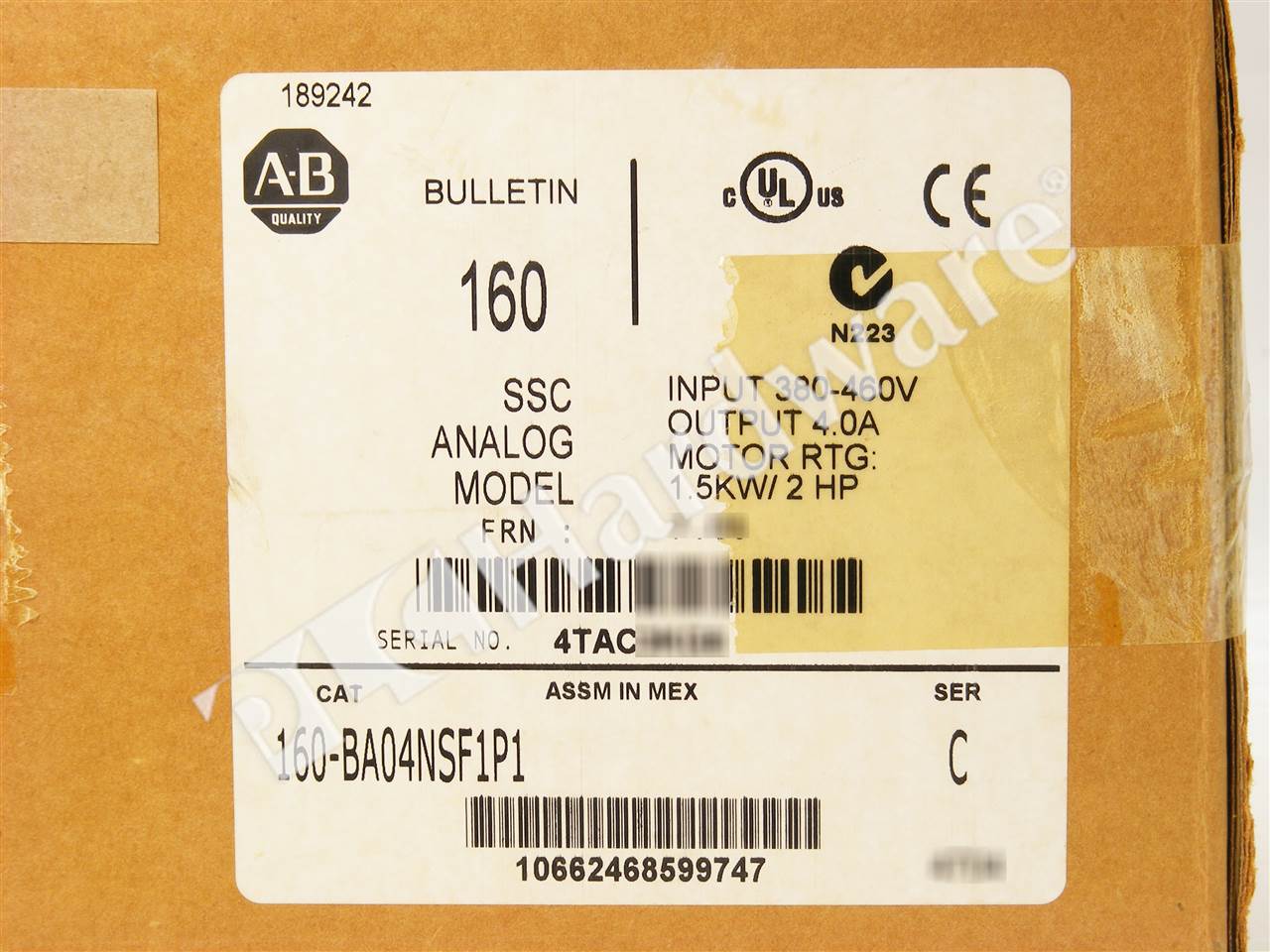 160-BA04NSF1P1/C 1