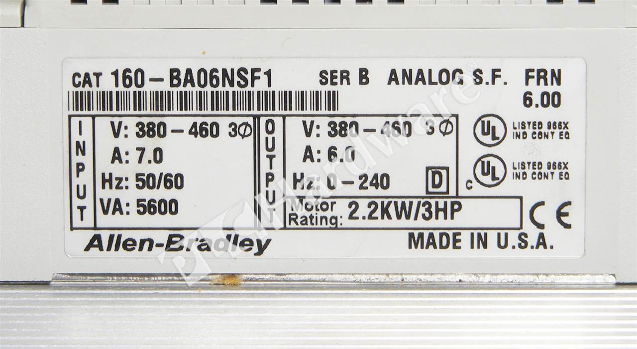 160-BA06NSF1/B 6
