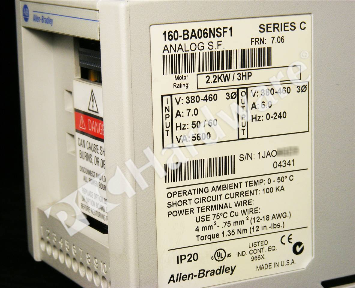 160-BA06NSF1/C 8