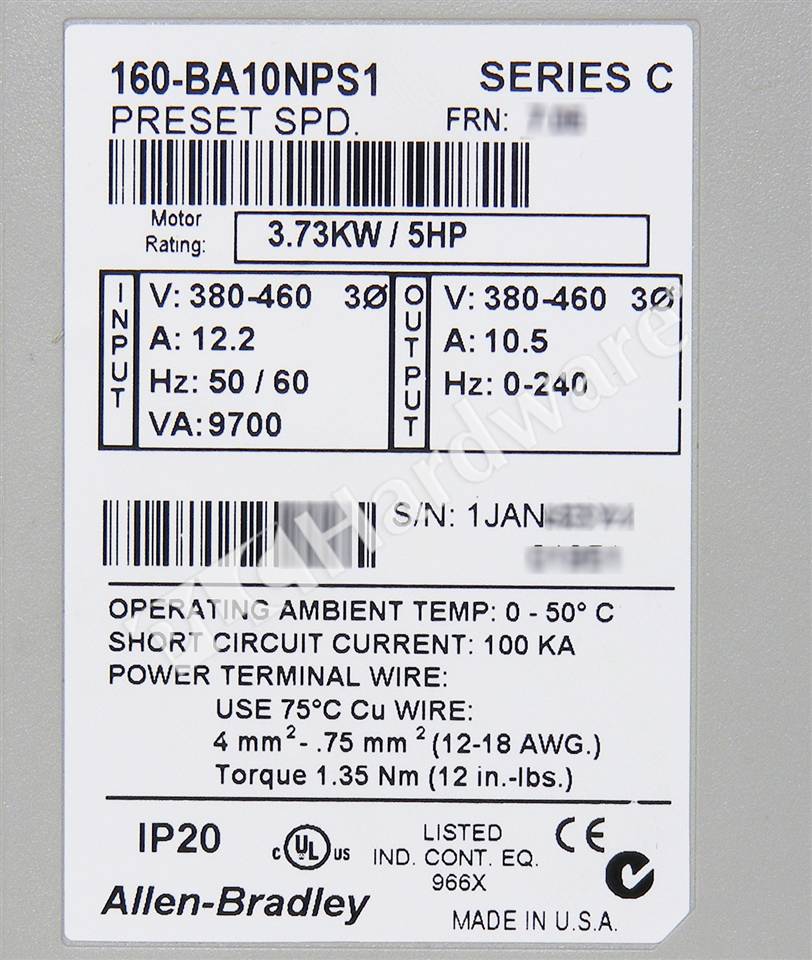 160-BA10NPS1/C 7