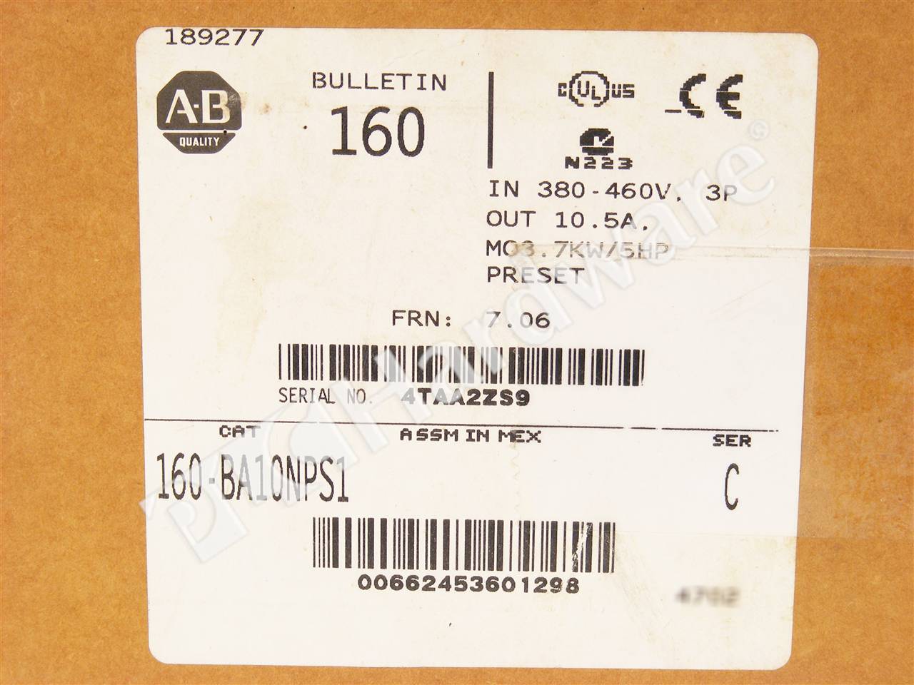 160-BA10NPS1/C 8