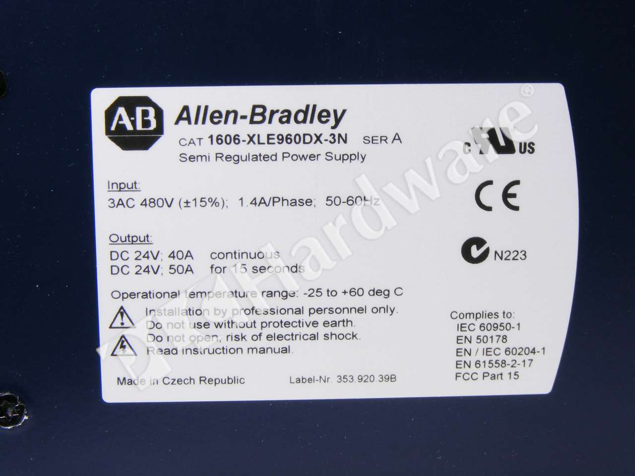 1606-XLE960DX-3N/A 5