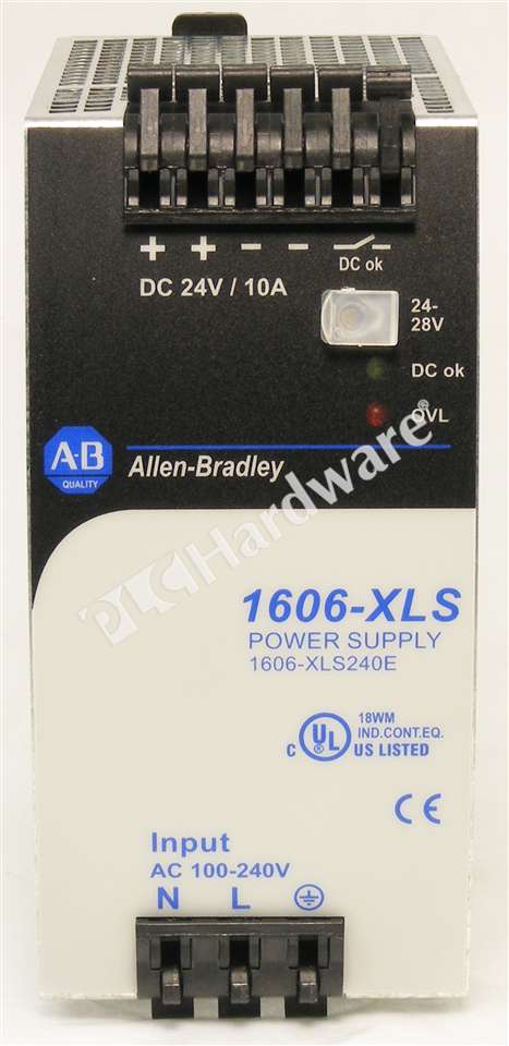 PLC Hardware - Allen Bradley 1606-XLS240E Series A, Surplus Open