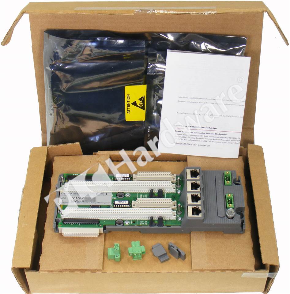 PLC Hardware: Allen-Bradley 1715A2A Redundant I/O 2-Slot Adapter Base Unit