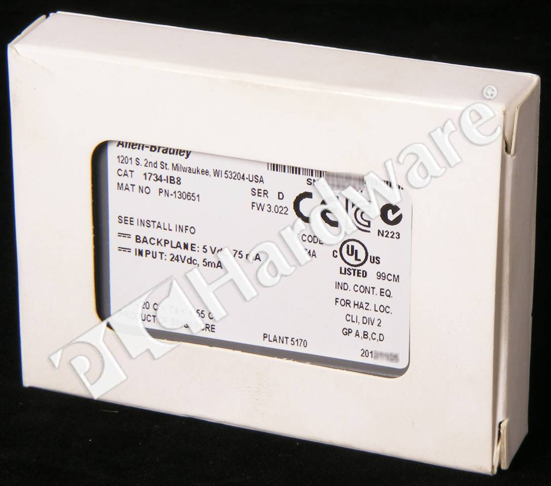 US$ 337.74 - New sealed Allen Bradley 1734-IB8SK POINT Digital Input 24V DC  8-Ch Safety-Rated - m. - plc manufacturers, PLC supplier,  PLC distributor