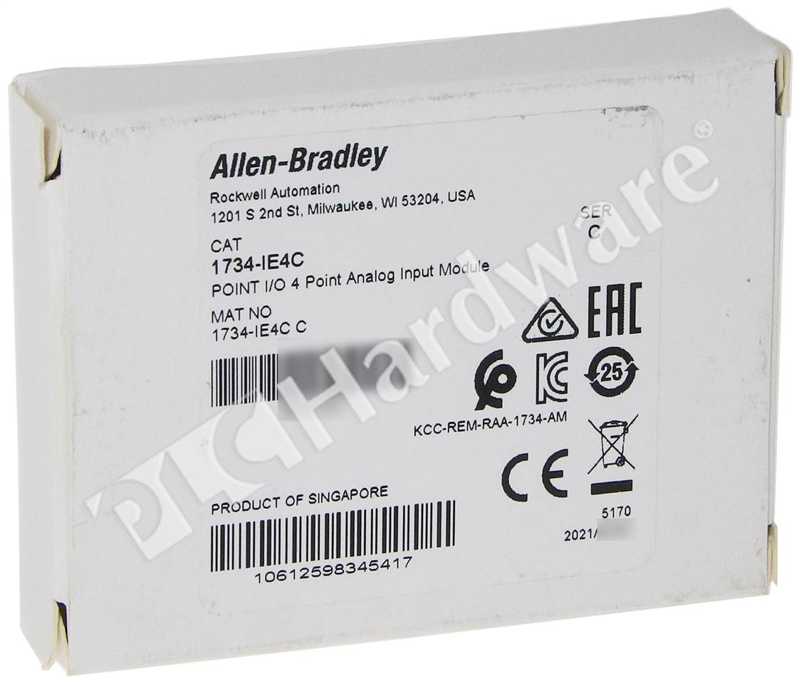 PLC Hardware: Allen-Bradley 1734-IE4C 4-Channel High Density