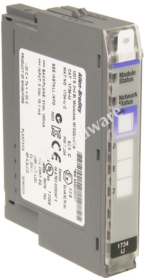 PLC Hardware: Allen-Bradley 1734-IJ POINT I/O 5V DC Incremental Encoder ...