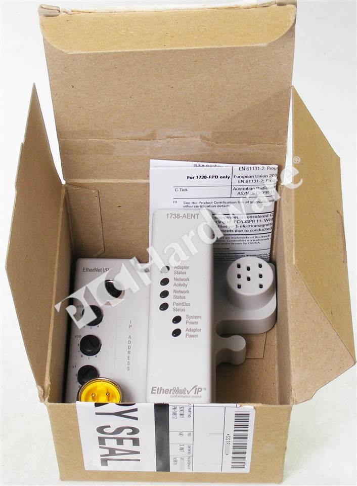 PLC Hardware: Allen-Bradley 1738-AENT ArmorPoint EtherNet/IP Adapter 24V DC