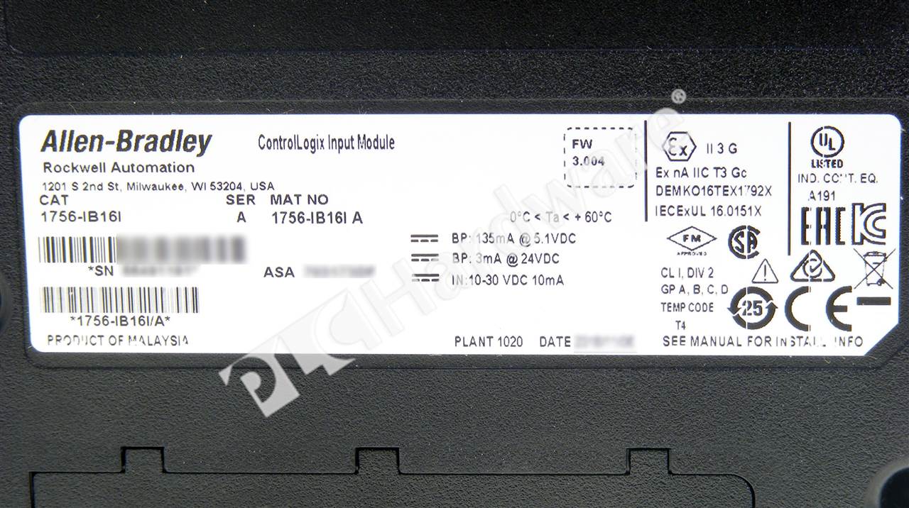1756-IB16I/A 6