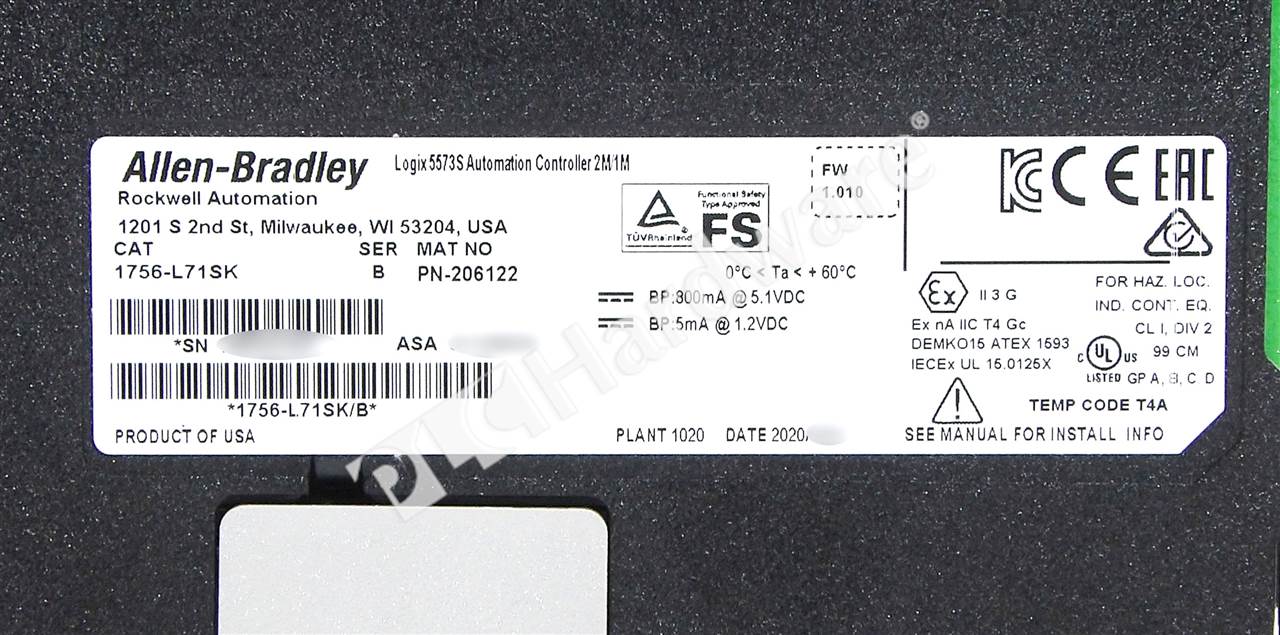 1756-L71SK 5