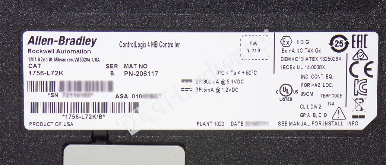 1756-L72K 6
