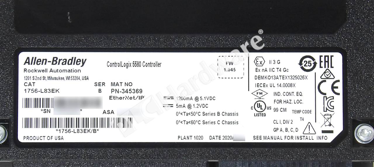 1756-L83EK/B 7