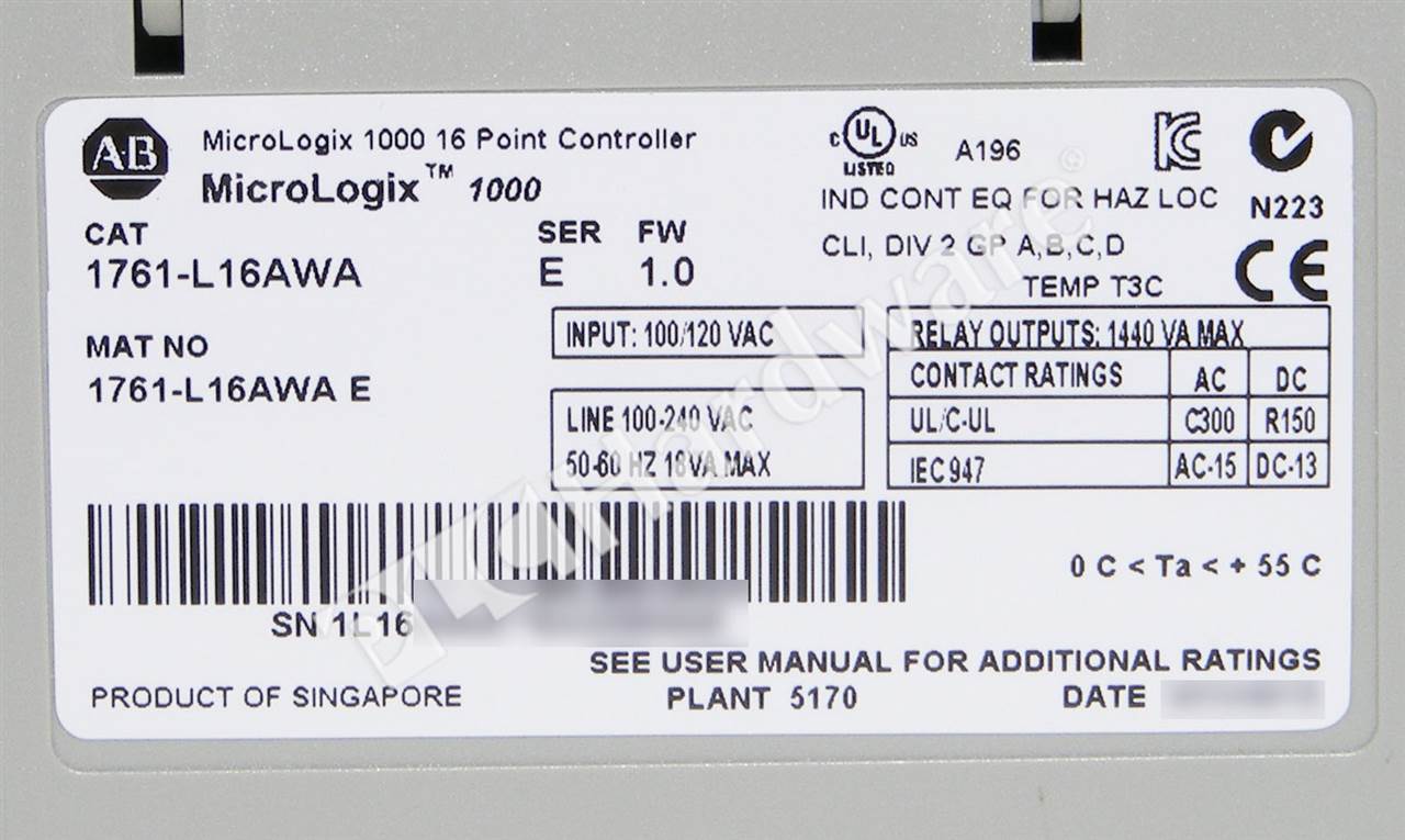 1761-L16AWA/E 6