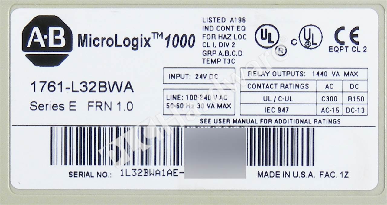 1761-L32BWA/E 5