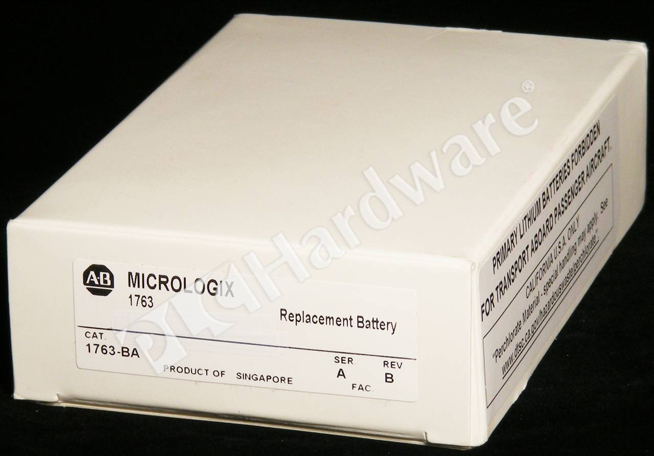 PLC Hardware - Allen Bradley 1763-BA Series A, Surplus Sealed Pre-owned