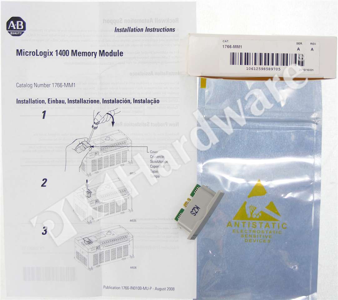 2022正規激安】 Original New Allen USA Bradley A 1400 Memory 1766-MM1 Module  MicroLogix (1766) 製造、工場用