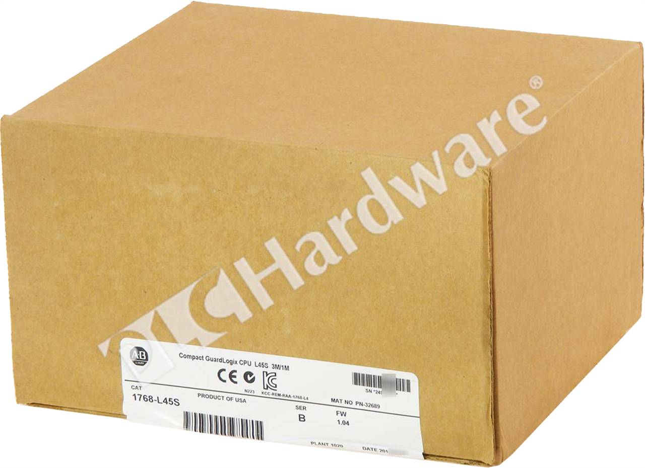 PLC Hardware: Allen-Bradley 1768-L45S Compact GuardLogix Processor 3MB&1MB