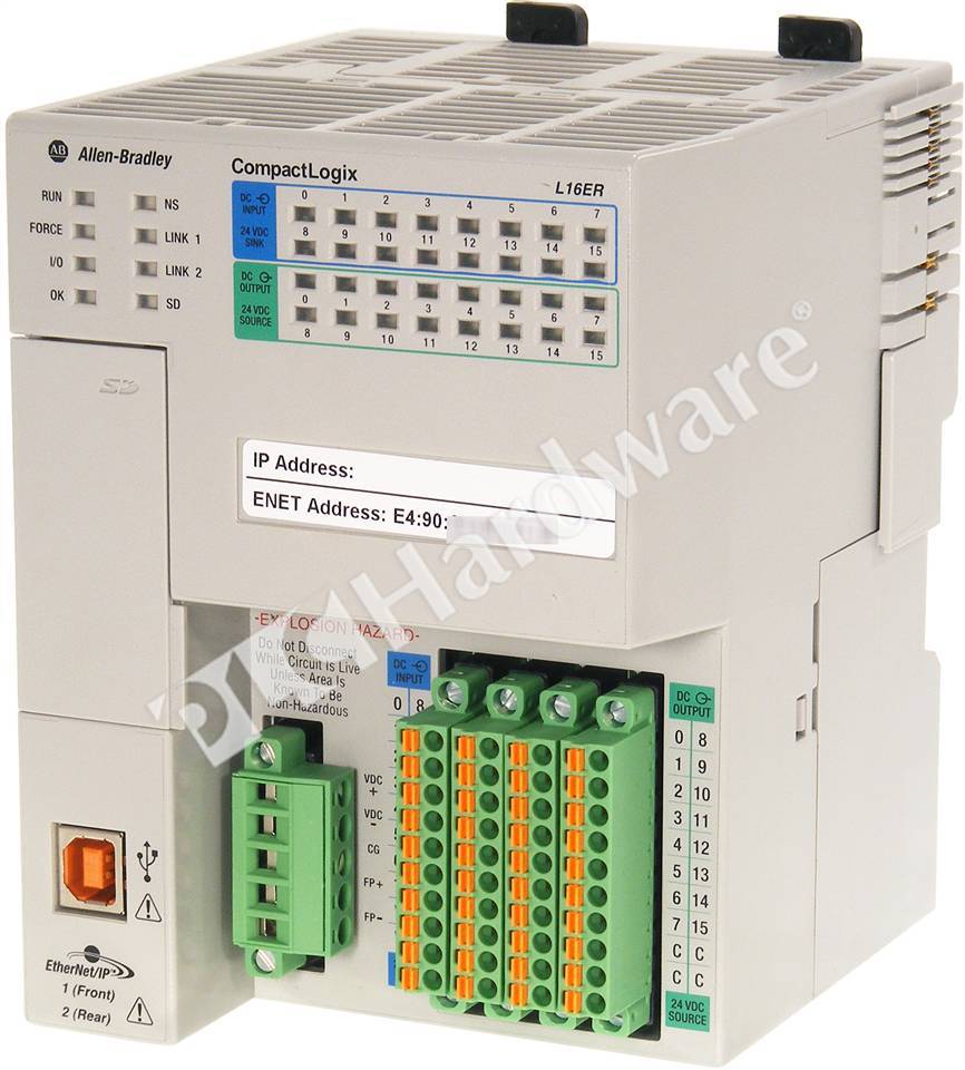 Plc Hardware Allen Bradley 1769 L16er Bb1b Series A Used In Plch Packaging