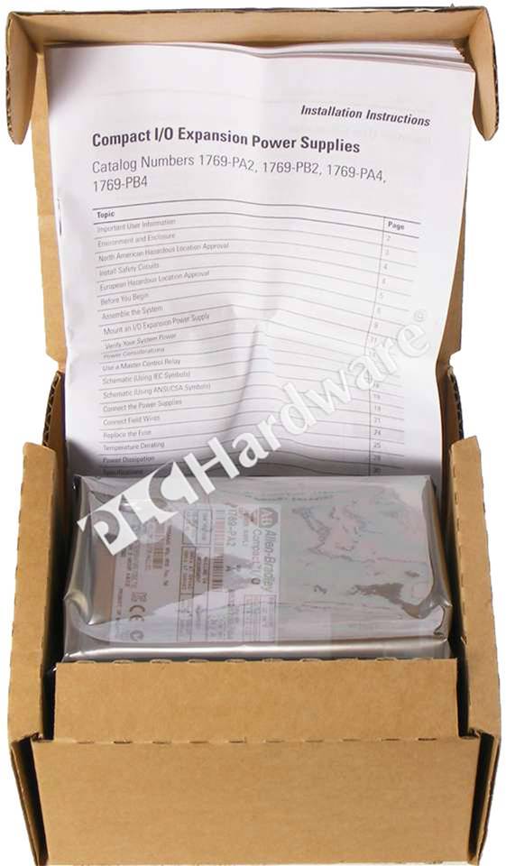 PLC Hardware - Allen Bradley 1769-PA2 Series A, Surplus Open Pre-owned