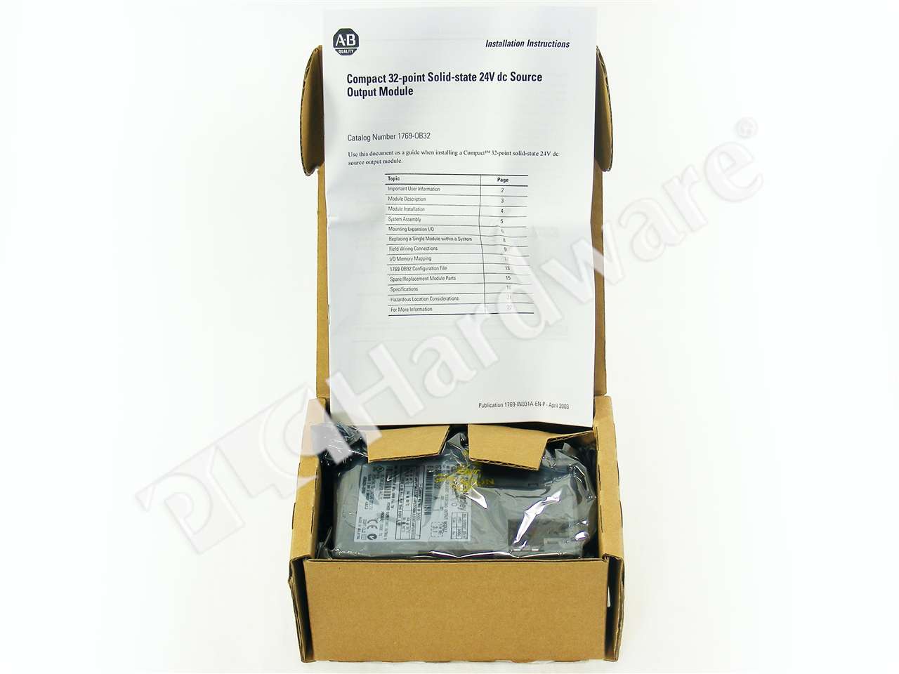 Allen-Bradley 1769-OB32 Ausgangsmodul | 32 Punkt, 24VDC, Für CompactLogix Steuerungen