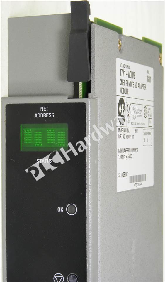1771 Controlnet Module PLC Hardware: Allen-Bradley 1771-ACN ControlNet Communication Module