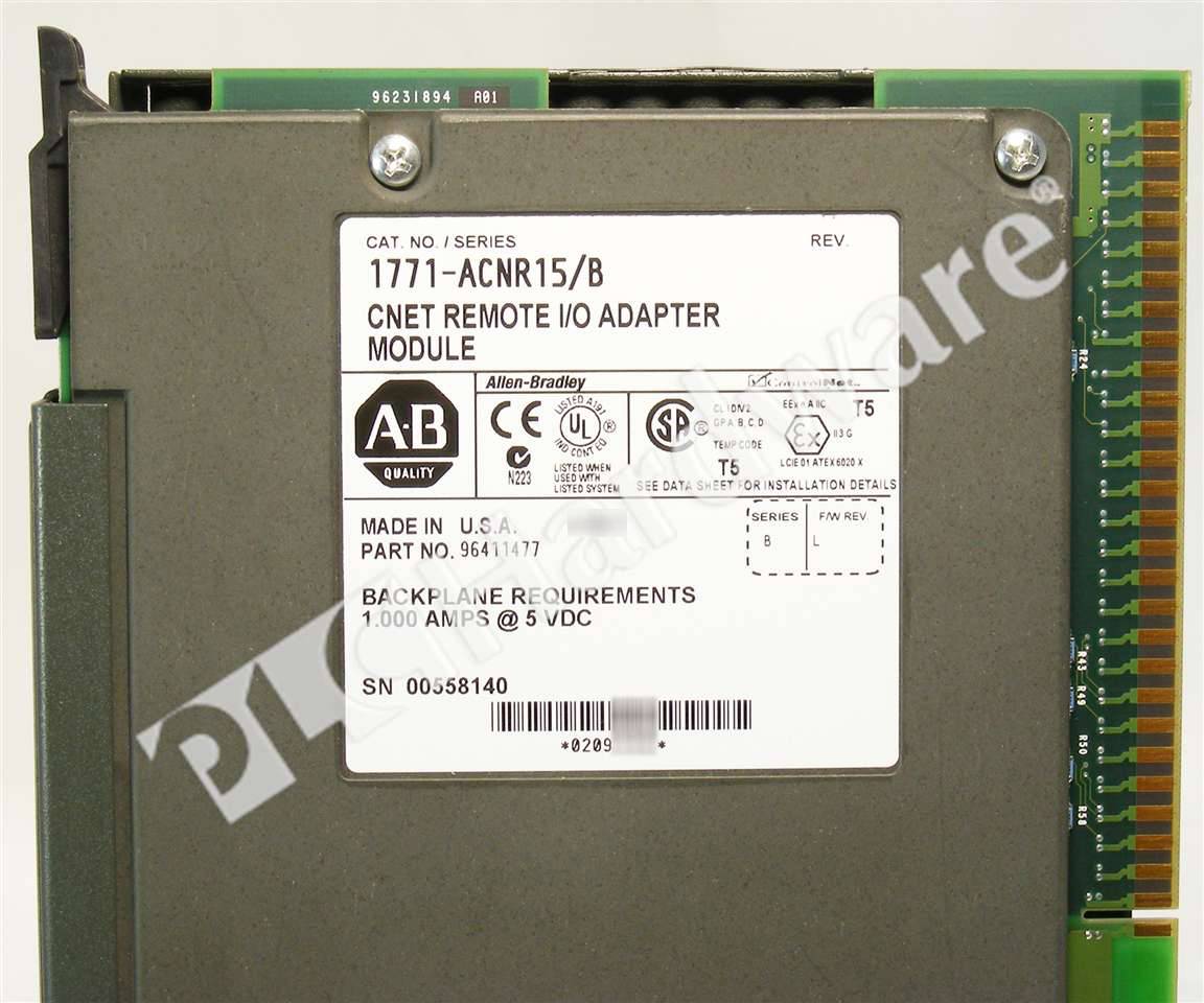 PLC Hardware - Allen Bradley 1771-ACNR15 Series B, Used PLCH Packaging