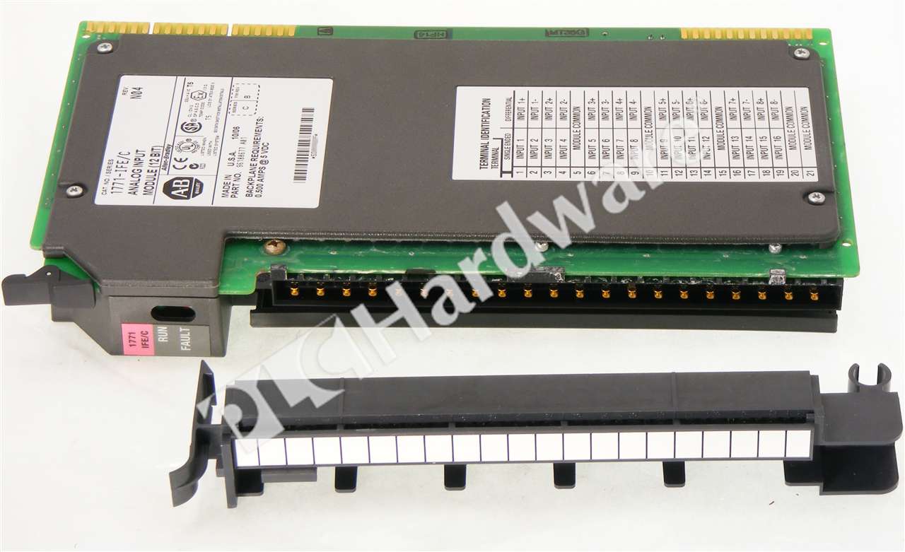 PLC Hardware: Allen-Bradley 1771-IFE PLC-5 Analog Input Module, 16 or 8