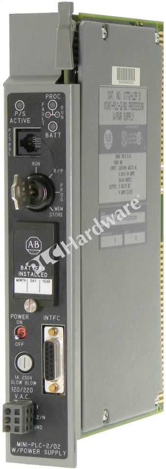 幻想的 （新）Allen Bradley Mini PLC 2/02電源付き1772-LZP 1772 LZP 