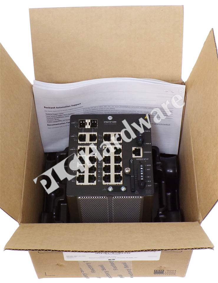 PLC Hardware: Allen-Bradley 1783-CMS20DN Stratix 5200 Ethernet