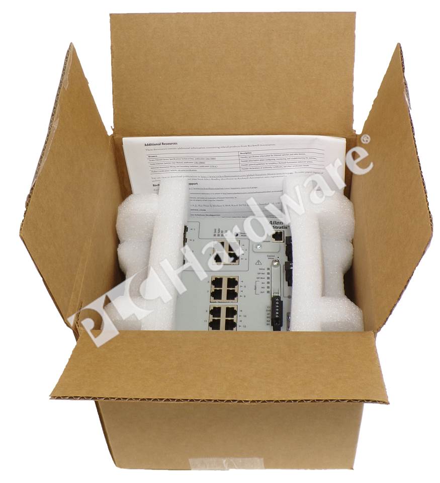 PLC Hardware: Allen-Bradley 1783-HMS8TG4CGN Stratix 5400 Ethernet