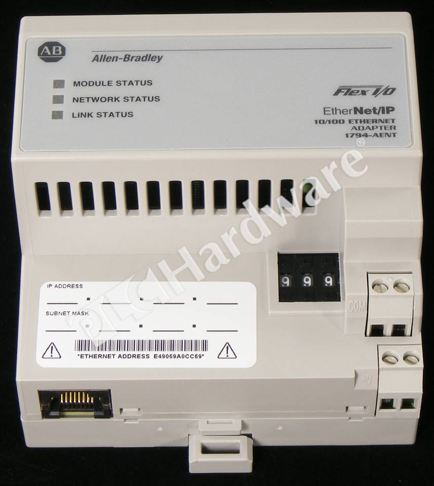 PLC Hardware - Allen Bradley 1794-AENT Series B, Used in PLCH Packaging