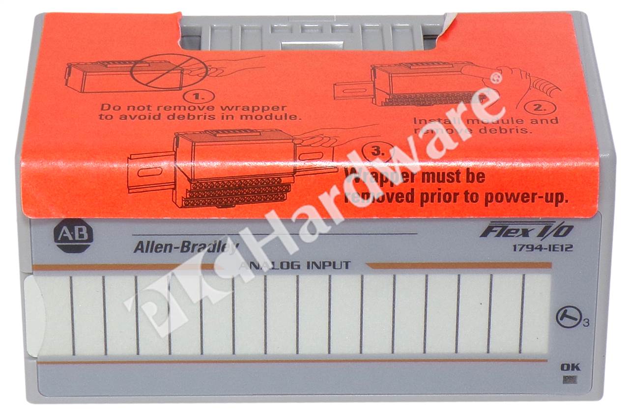 PLC Hardware: Allen-Bradley 1794-IE12 Flex I/O 12 Analog Input