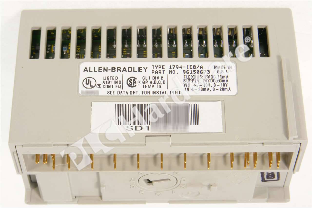 PLC Hardware: Allen Bradley 1794-IE8 Flex I/O Analog Input Module 8 Inputs