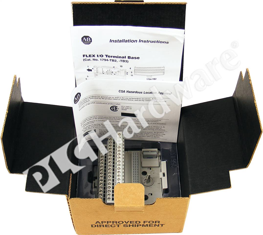 PLC Hardware Allen Bradley 1794-TB3 Series A, Surplus in Open Packaging