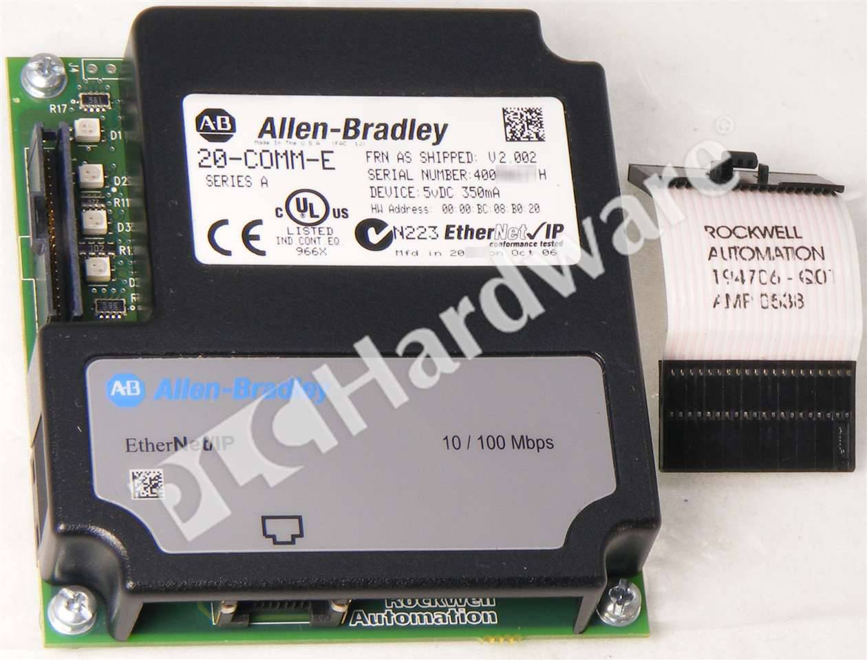 Module 20 Com 20 Comm E – User Manual 20-COMM-M Modbus/TCP Adapter – DWWITP