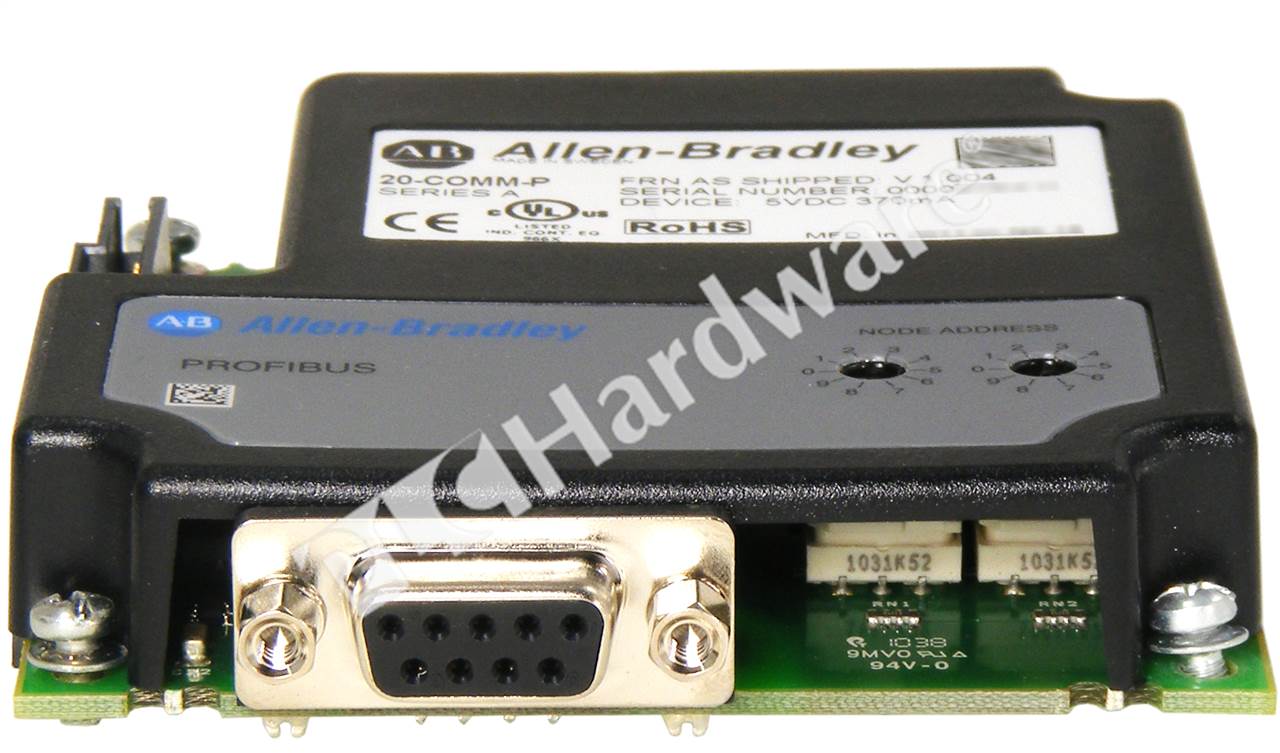PLC Hardware: Allen-Bradley 20-COMM-P PowerFlex PROFIBUS-to-DPI Adapter