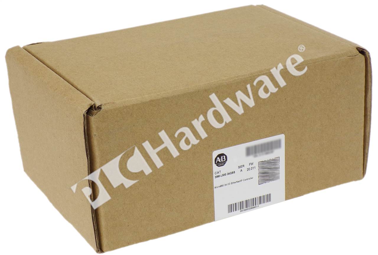 PLC Hardware: Allen-Bradley 2080-L50E-24QWB Micro850 Controller, 14In/10Out