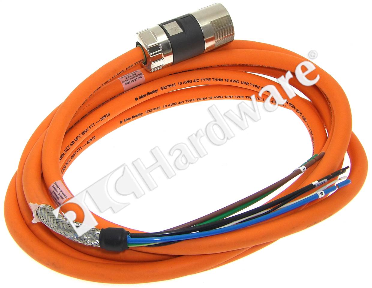 PLC Hardware: Allen-Bradley 2090-CPBM7DF-16AA60 Non-Flex Motor Power Cable PLC Hardware: Allen-Bradley 2090-CPBM7DF-16AA60 Non-Flex Motor Power Cable