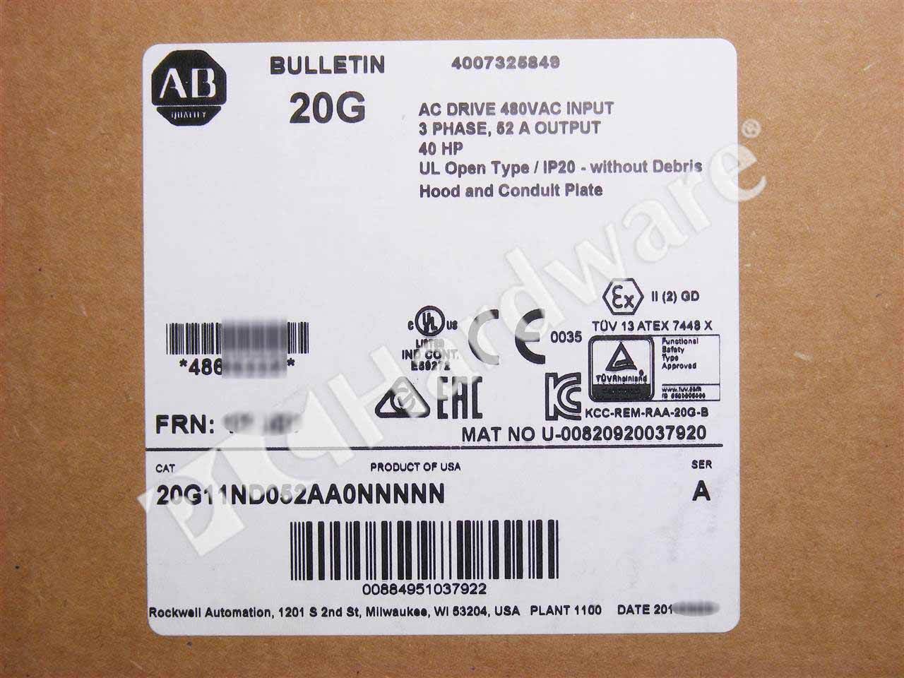 20G11ND052AA0NNNNN/A 8
