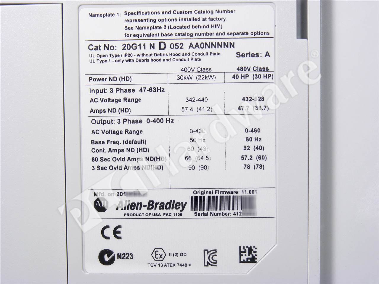 20G11ND052AA0NNNNN/A 6