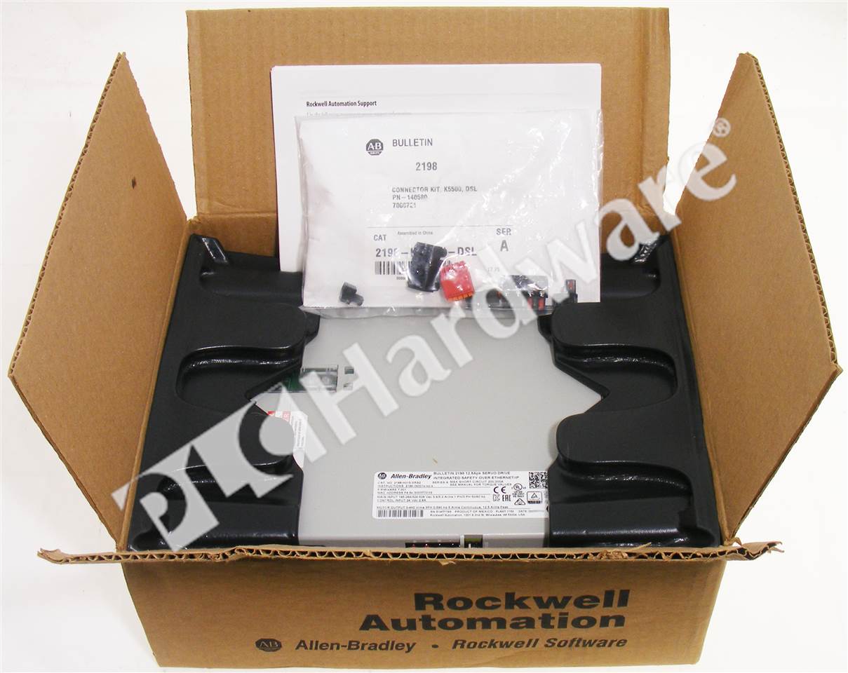 PLC Hardware: Allen-Bradley 2198-H015-ERS2 Kinetix 5500 Servo Drive, 12.5A