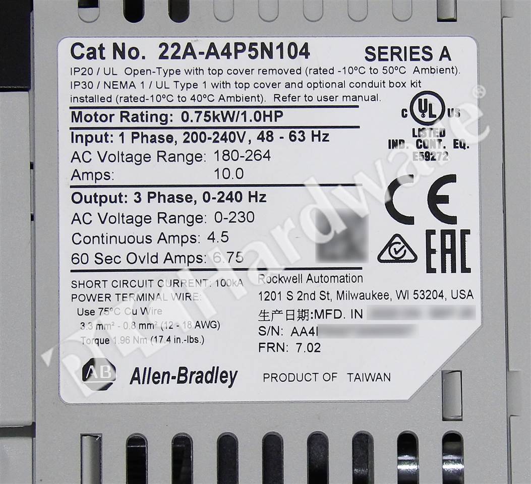 22A-A4P5N104 8