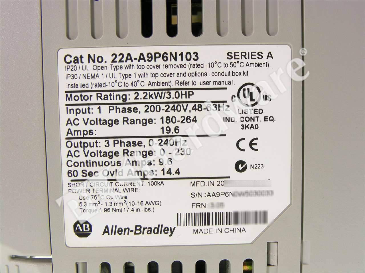 22A-A9P6N103 3