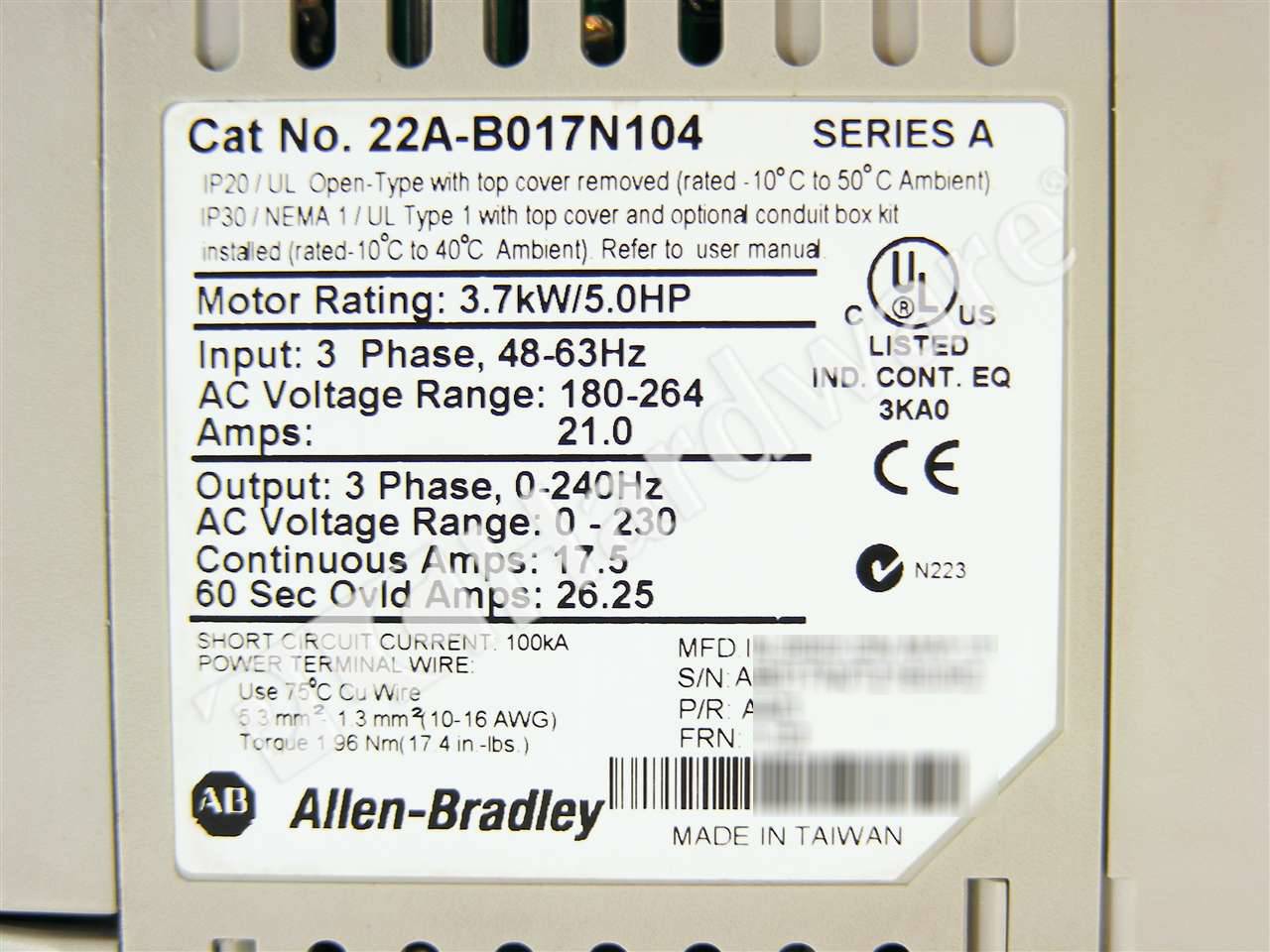 22A-B017N104 6