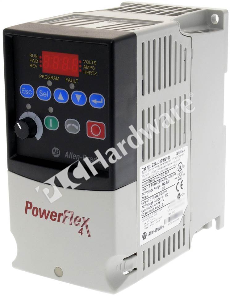 Details about   AB AC DRIVE 22A-D1P4N104 0.4KW/0.5HP 3PHASE USED GOOD CONDITION 