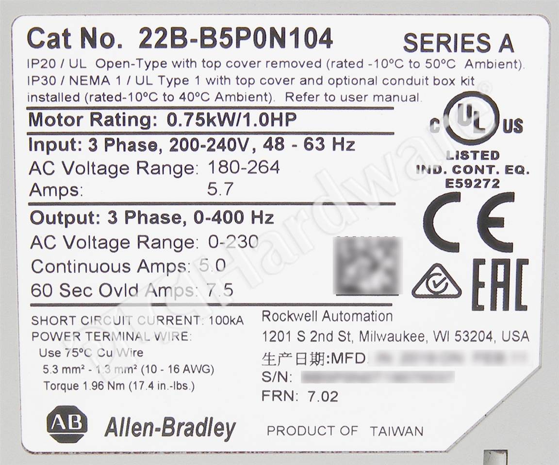 22B-B5P0N104 4