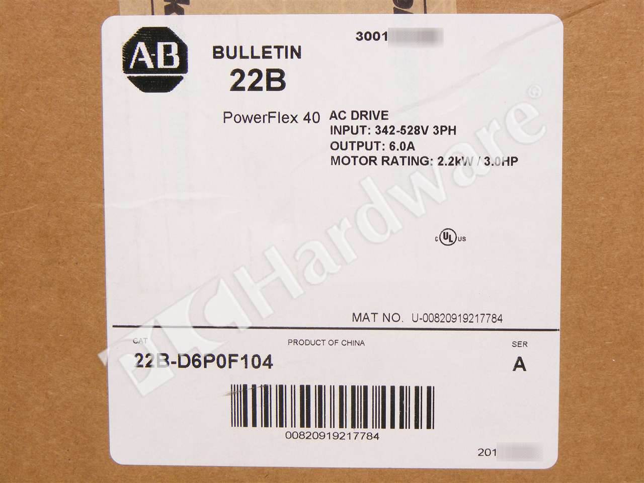 22B-D6P0F104/A 1