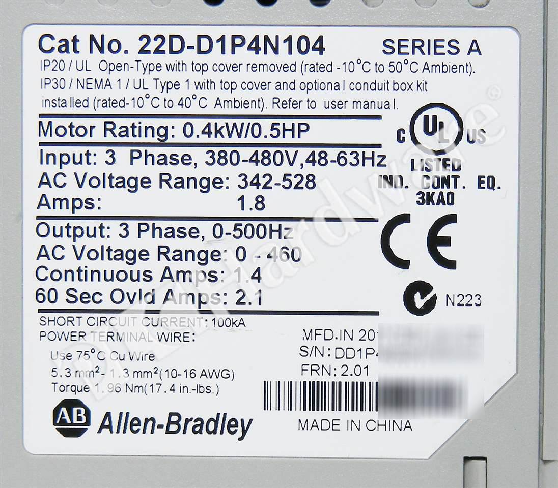 22D-D1P4N104 8