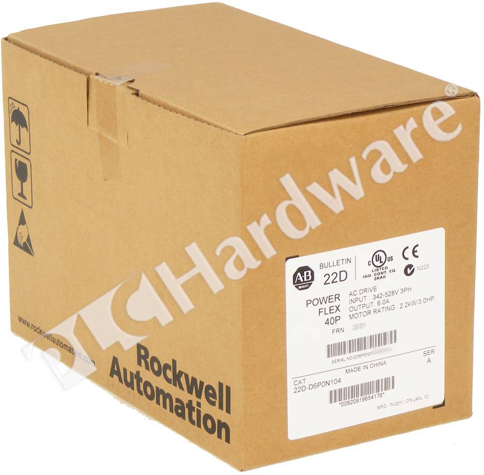PLC Allen Bradley 22B-D6P0N104 Nuovo In Scatola, Spedizione Veloce