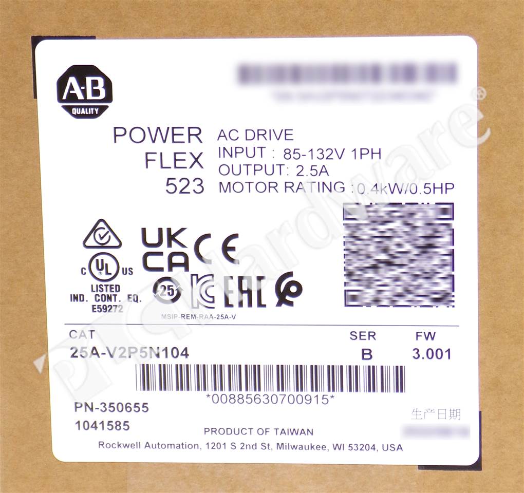25A-V2P5N104/B 3